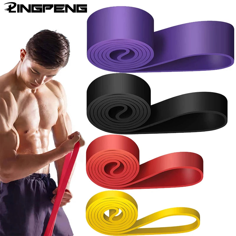 Versatile High Density Resistance Bands for Strength Training and Body Workouts - Fitness Assistance Set