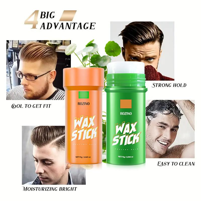 Unleash Your Style with ROZINO Hair Wax Stick - Maximum Hold & Nourishing Care in a Lightweight 75G Formula