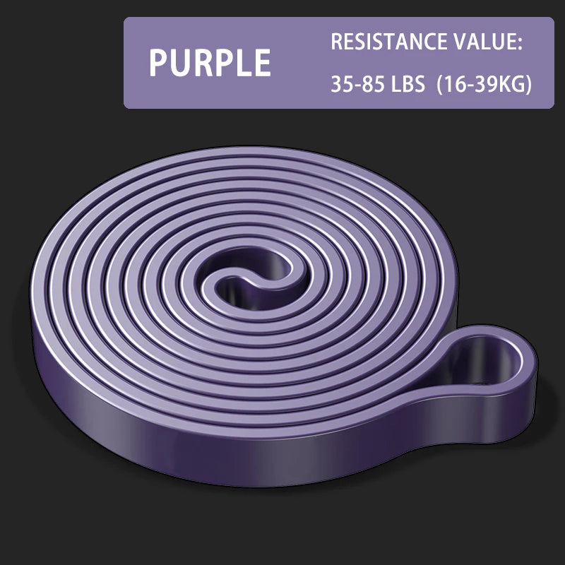 Versatile High Density Resistance Bands for Strength Training and Body Workouts - Fitness Assistance Set
