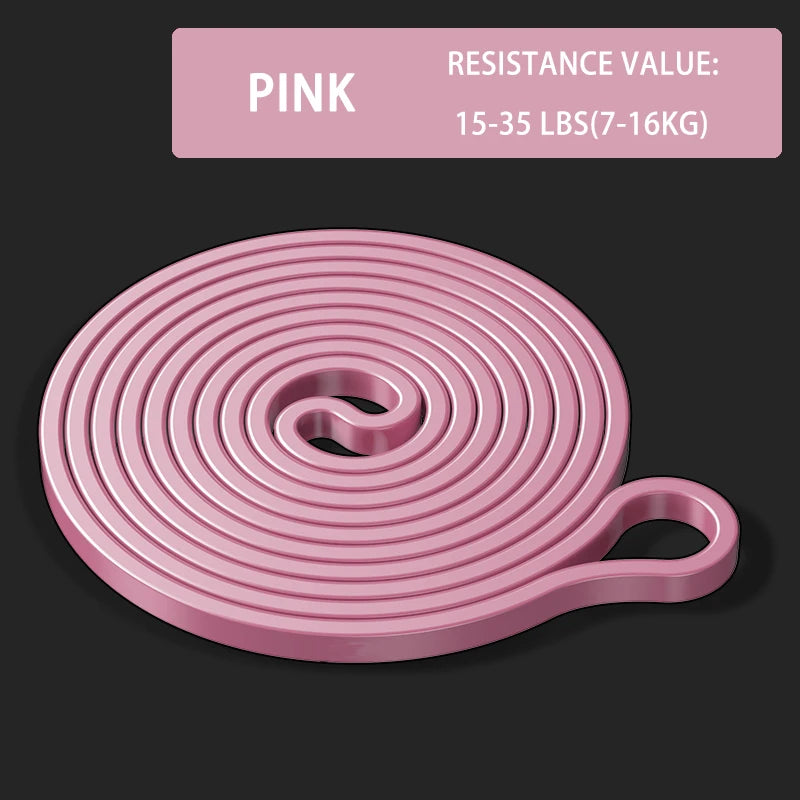 Versatile High Density Resistance Bands for Strength Training and Body Workouts - Fitness Assistance Set