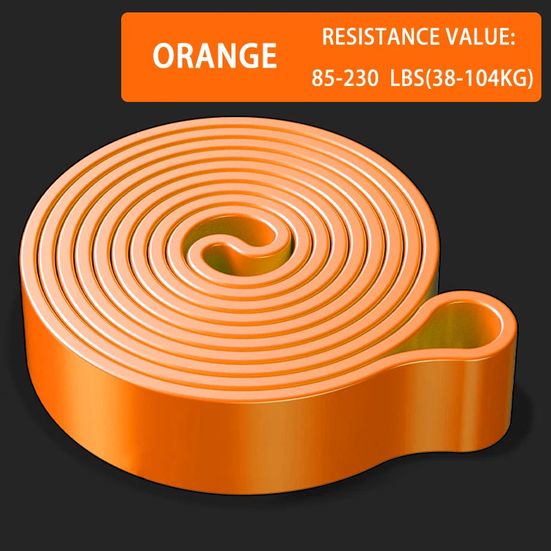 Versatile High Density Resistance Bands for Strength Training and Body Workouts - Fitness Assistance Set