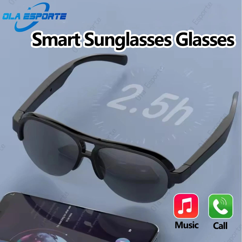 Revolutionary Smart Sunglasses: Experience Bluetooth Calling, HD UV Protection, and Long Battery Life for Ultimate Outdoor Adventures!