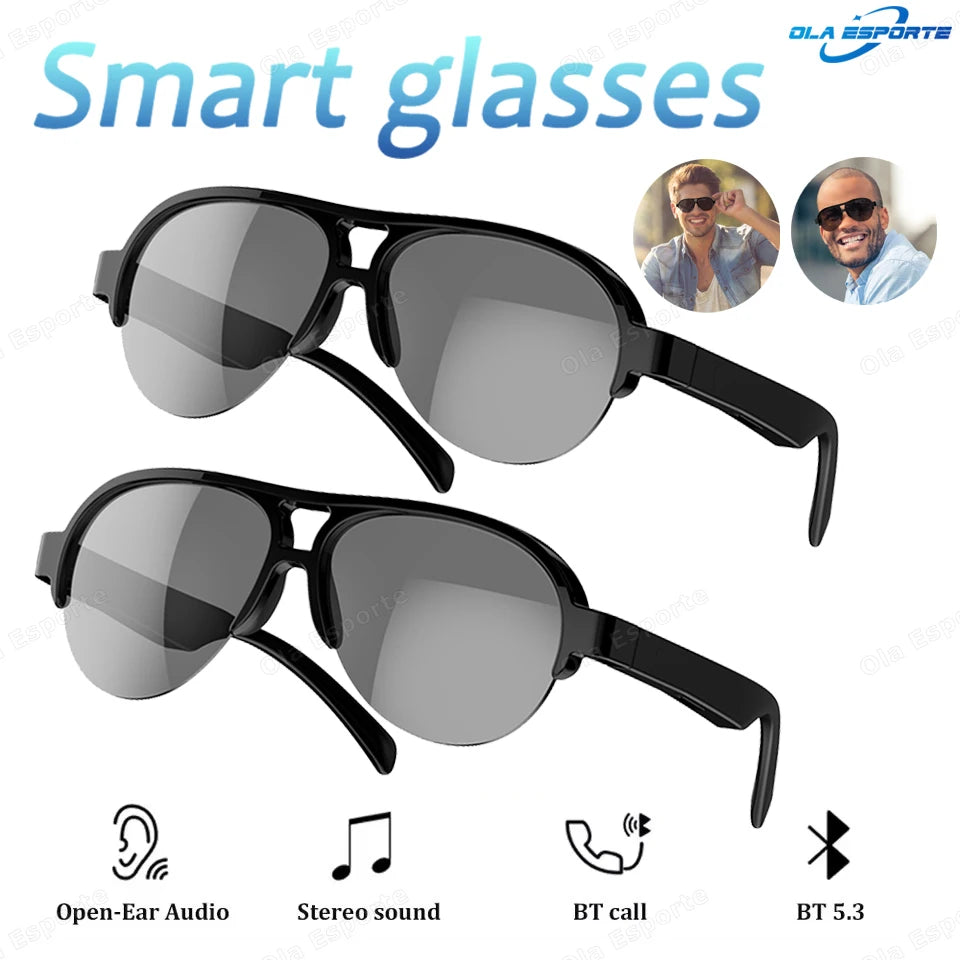 Revolutionary Smart Sunglasses: Experience Bluetooth Calling, HD UV Protection, and Long Battery Life for Ultimate Outdoor Adventures!