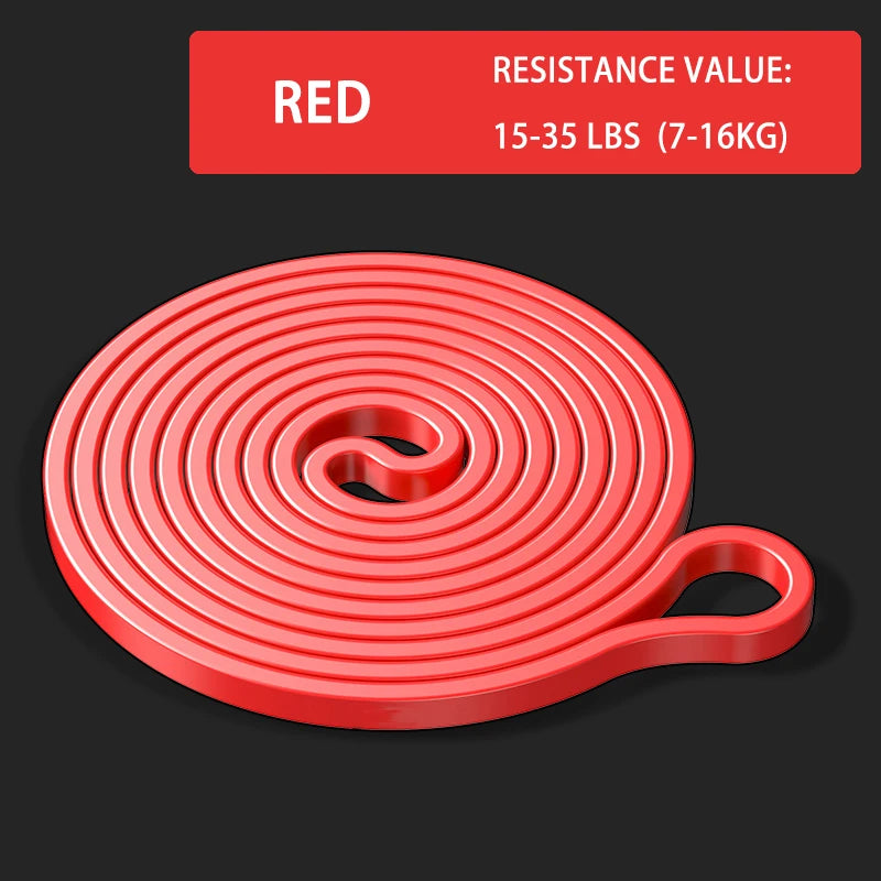 Versatile High Density Resistance Bands for Strength Training and Body Workouts - Fitness Assistance Set