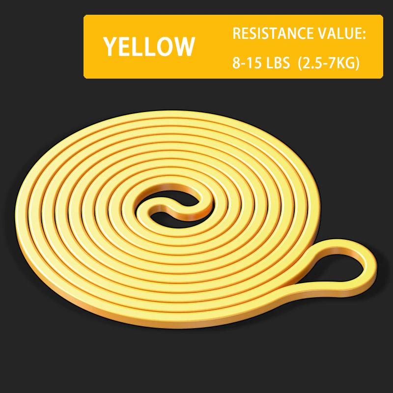 Versatile High Density Resistance Bands for Strength Training and Body Workouts - Fitness Assistance Set