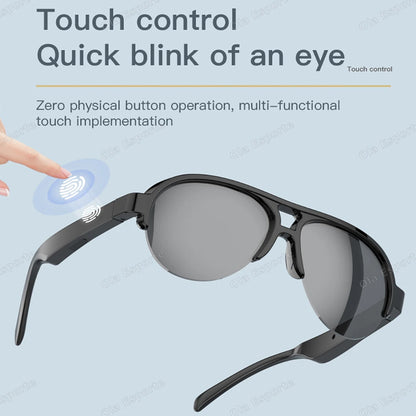 Revolutionary Smart Sunglasses: Experience Bluetooth Calling, HD UV Protection, and Long Battery Life for Ultimate Outdoor Adventures!