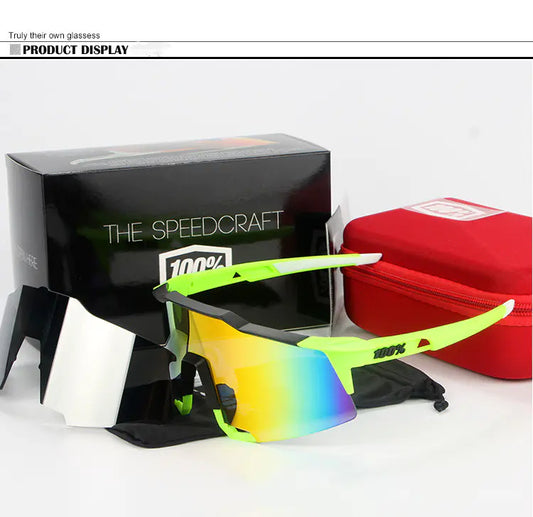 100% Cycling Glasses, Sport Windproof Eyewear for All