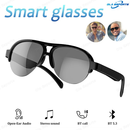 Revolutionary Smart Sunglasses: Experience Bluetooth Calling, HD UV Protection, and Long Battery Life for Ultimate Outdoor Adventures!